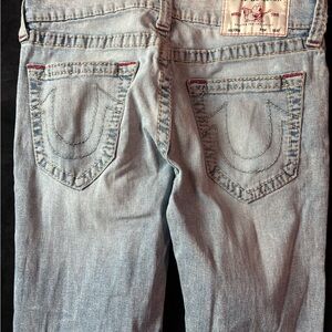 True Religion Light Blue Slim Straight Jeans